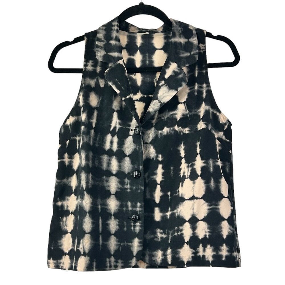 Tie dye print vest, Size S